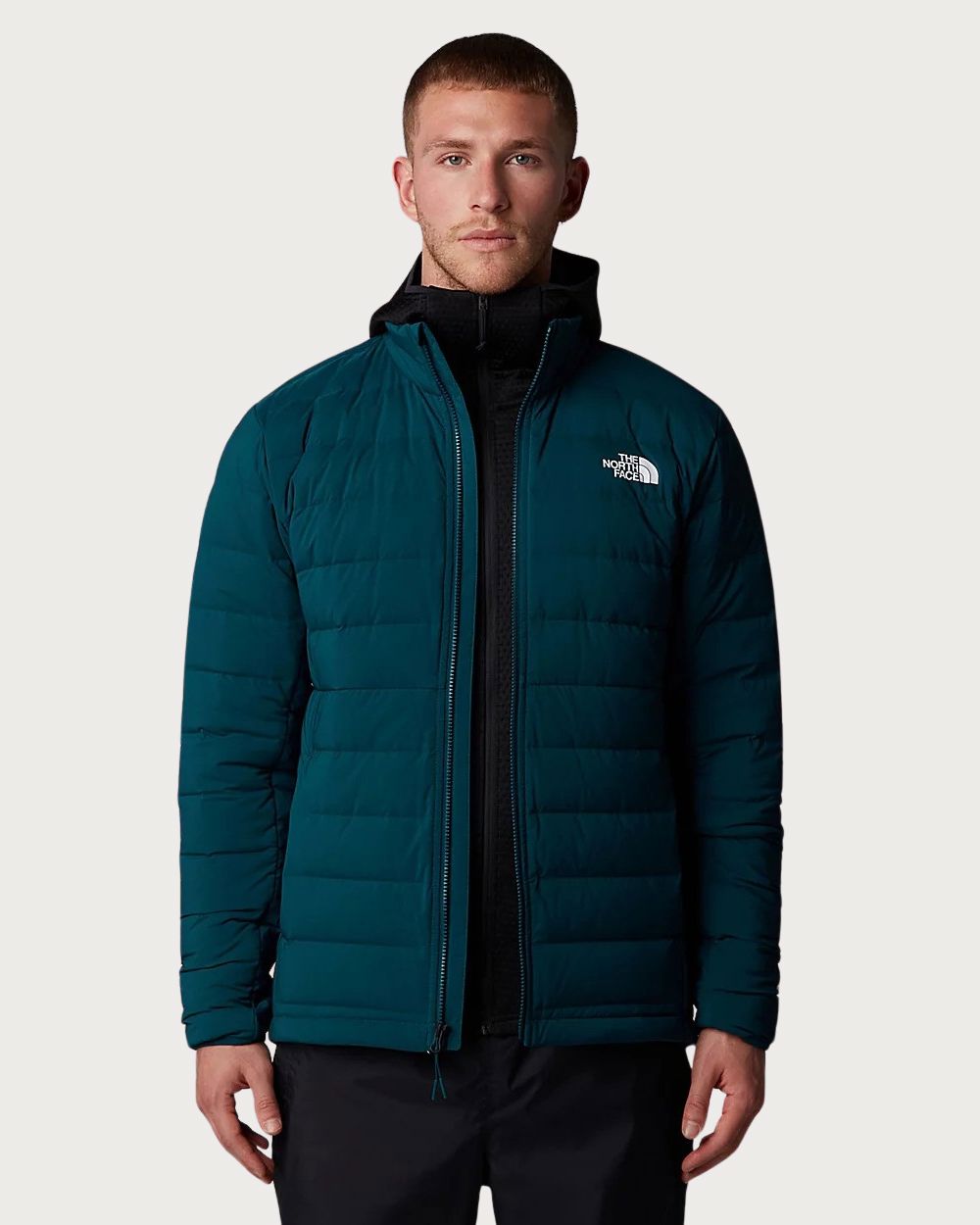 Mens The North Face Belleview Stretch Down Jacket - Midnight Petrol Jackets The North Face