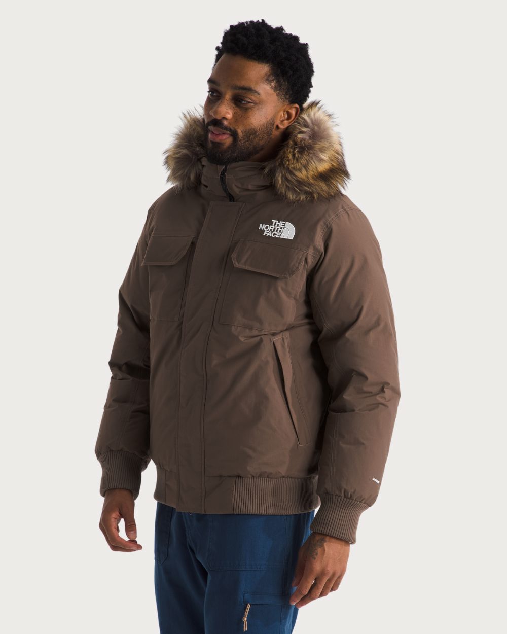 Mens The North Face McMurdo Bomber Jacket - Smokey Brown Jackets The North Face