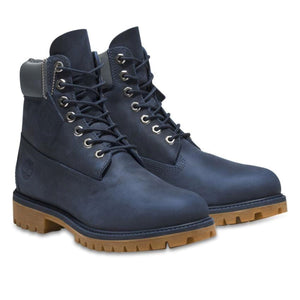 Mens Timberland 6inch Premium Boot - Navy Full Grain Footwear Timberland 