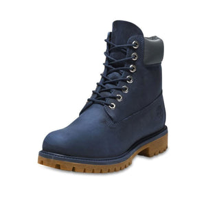 Mens Timberland 6inch Premium Boot - Navy Full Grain Footwear Timberland 