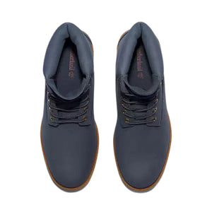 Mens Timberland Heritage Lace up - Dark Blue Nubuck Footwear Timberland 