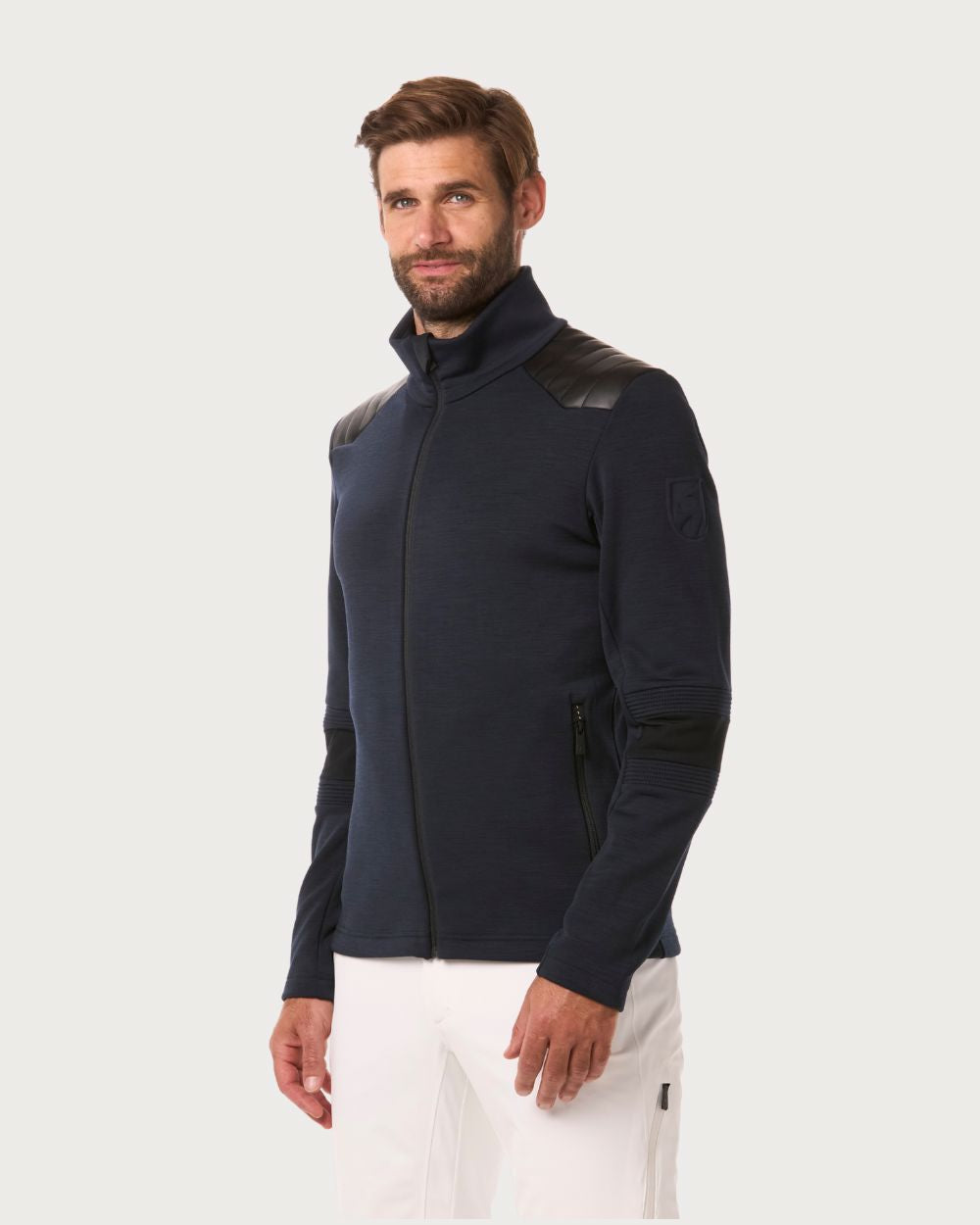 Mens Toni Sailer Arne Wool Mid Layer - Midnight Mid Layers Toni Sailer 48 / AU S
