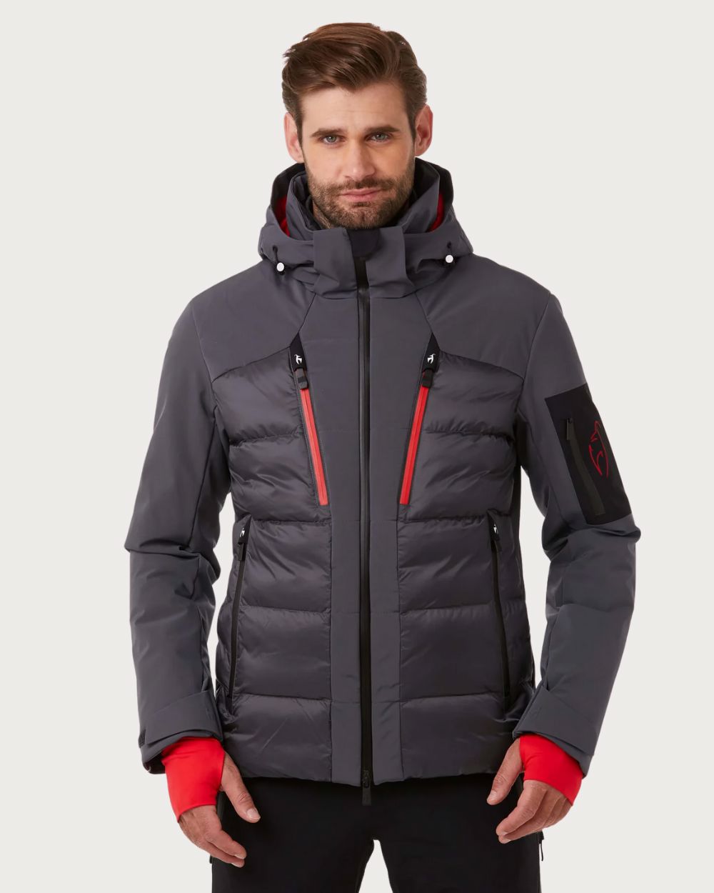 Mens Toni Sailer Egon Jacket - Faded Black Jackets Toni Sailer