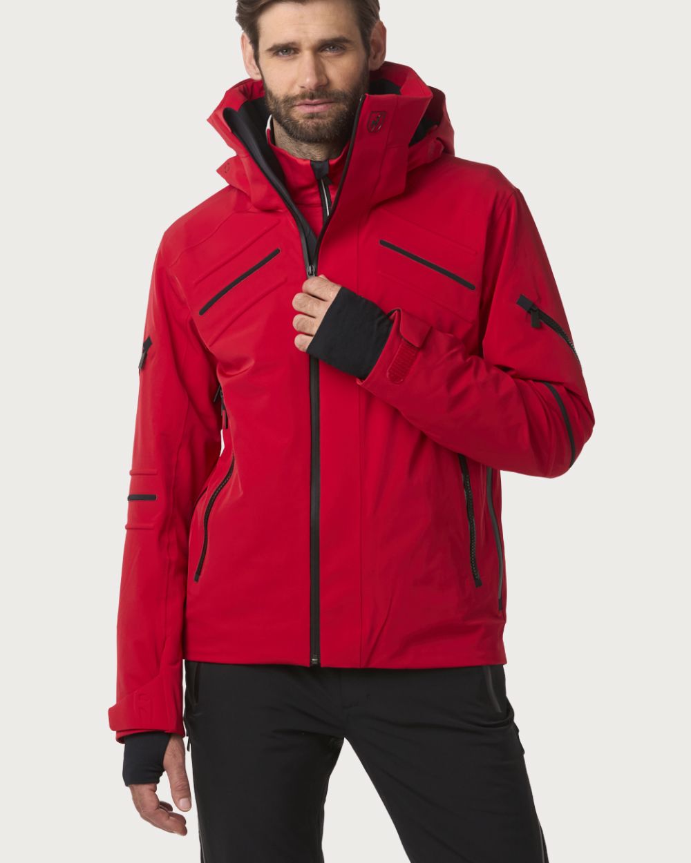 Mens Toni Sailer Kurt Jacket - Signal Red Jackets Toni Sailer