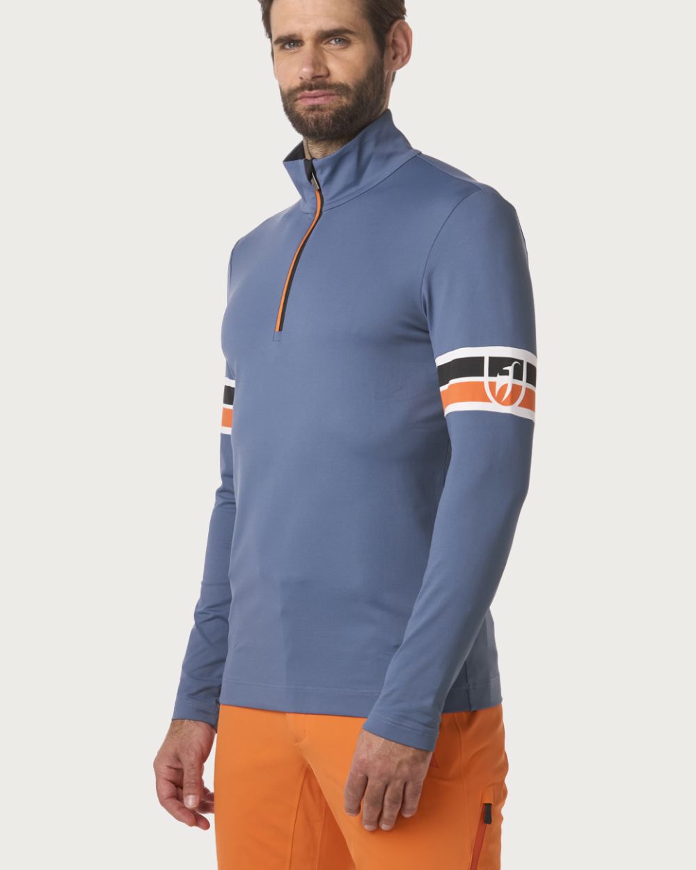 Mens Toni Sailer Mateo First Layer - Blue Metal Thermals Toni Sailer 48 INTL / S AU