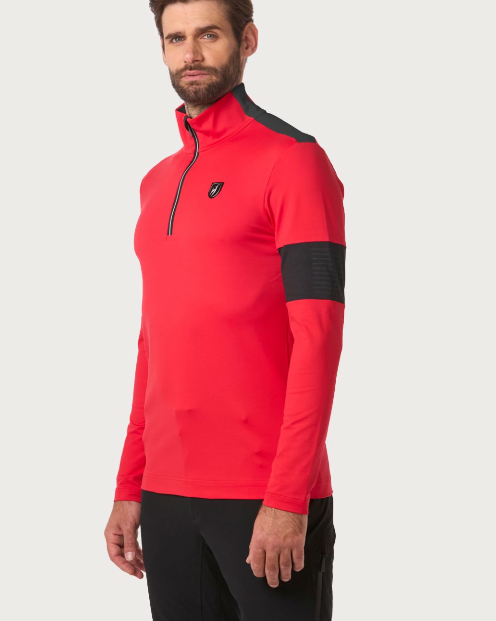Mens Toni Sailer Victor First Layer - Signal Red Thermals Toni Sailer