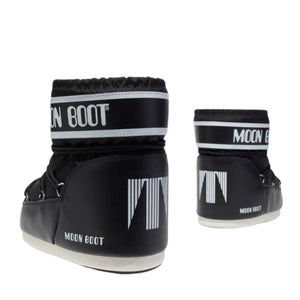 Moon Boot Icon Low Nylon Snow Boot - Black Footwear Moon Boot 