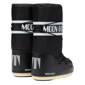 Moon Boot Icon Nylon Snow Boot - Black Footwear Moon Boot 