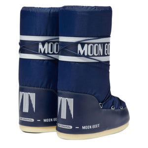 Moon Boot Icon Nylon Snow Boot - Blue Footwear Moon Boot 