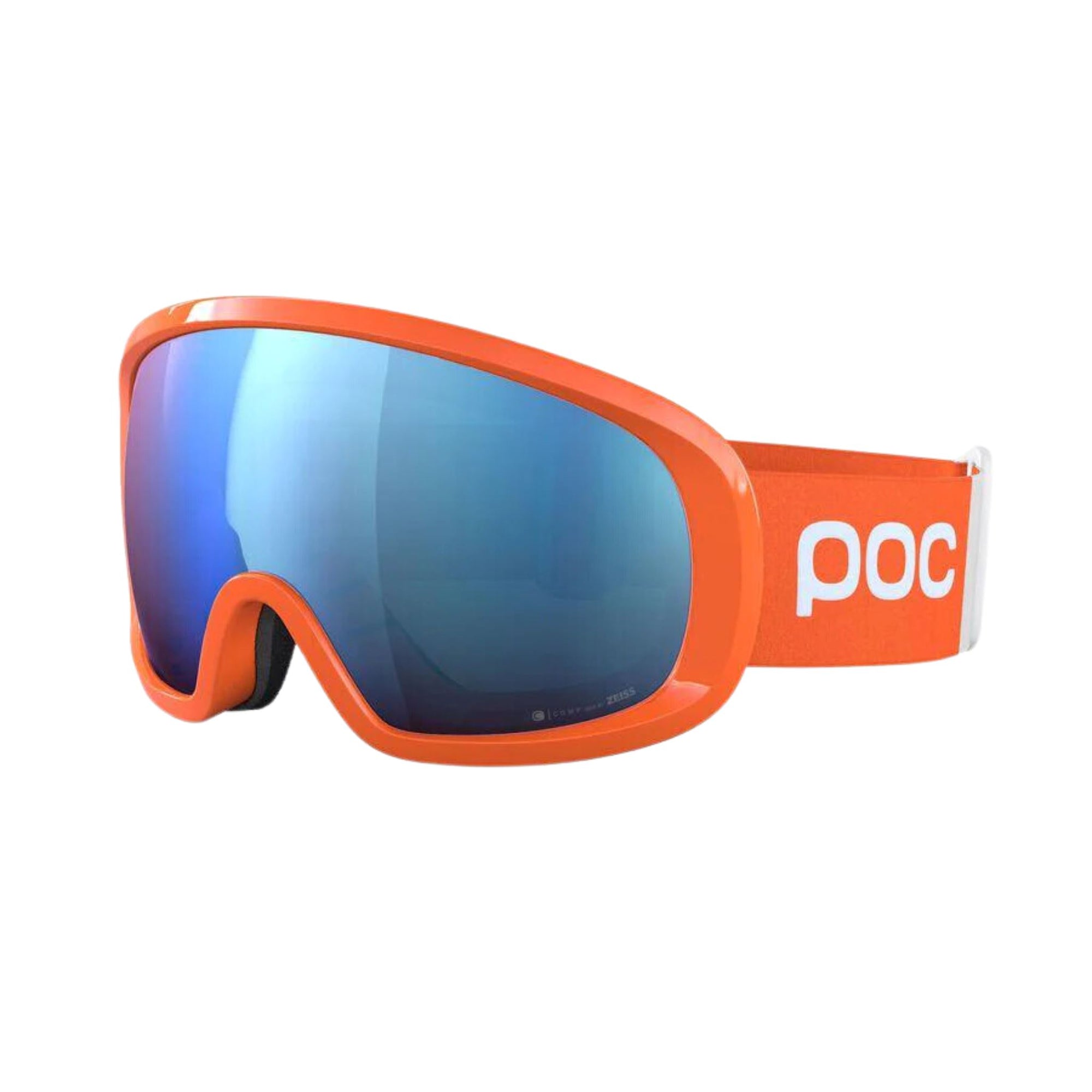 POC Fovea Mid Clarity Comp Goggle Fluorescent Orange - Spektris Blue / Clarity Comp No Mirror Goggles POC 