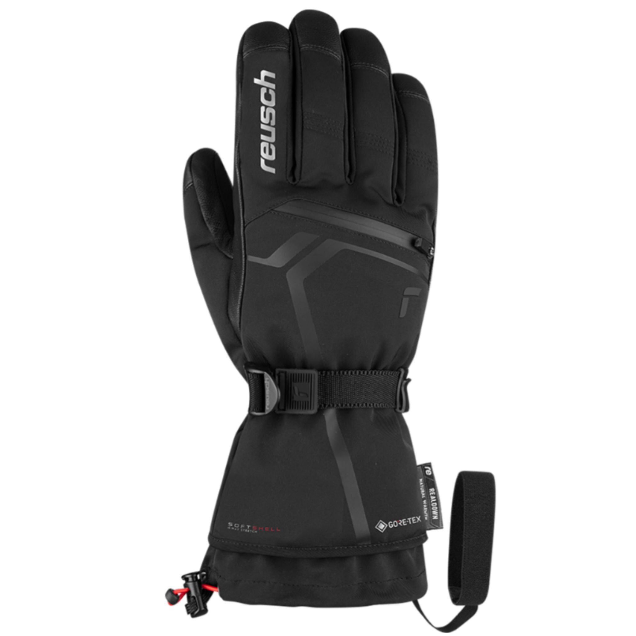 Reusch Down Spirit GORE-TEX Glove - Black/Silver Gloves Reusch