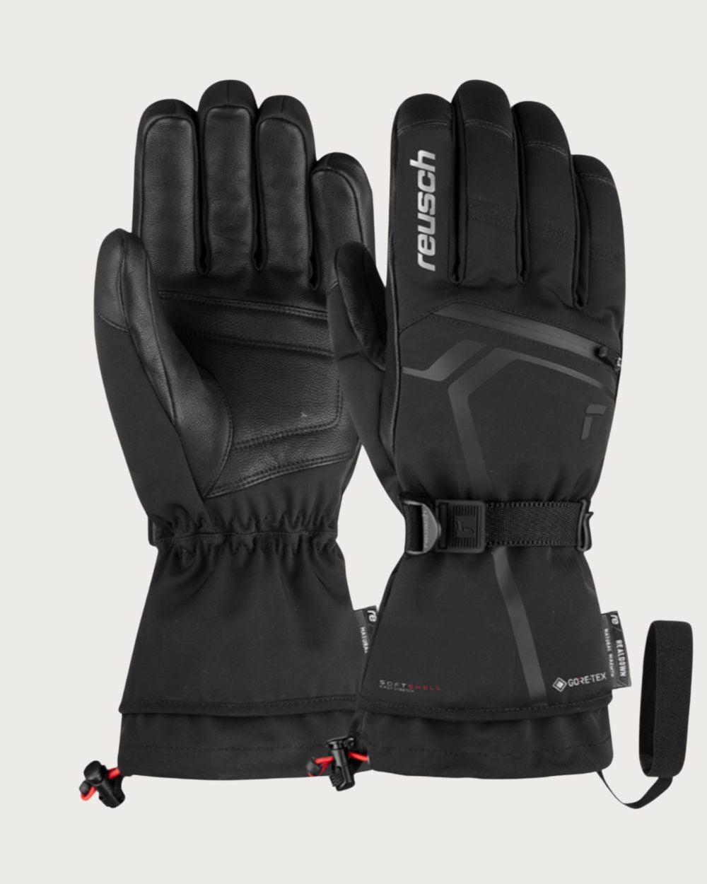 Reusch Down Spirit GORE-TEX Glove - Black/Silver Gloves Reusch 7.0 / XS