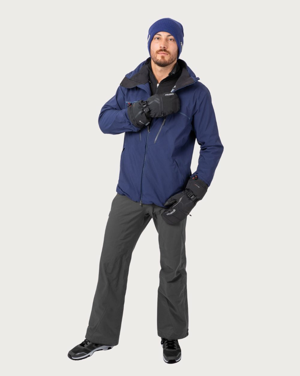 Reusch Down Spirit GORE-TEX Mitten - Black/Silver Mittens Reusch