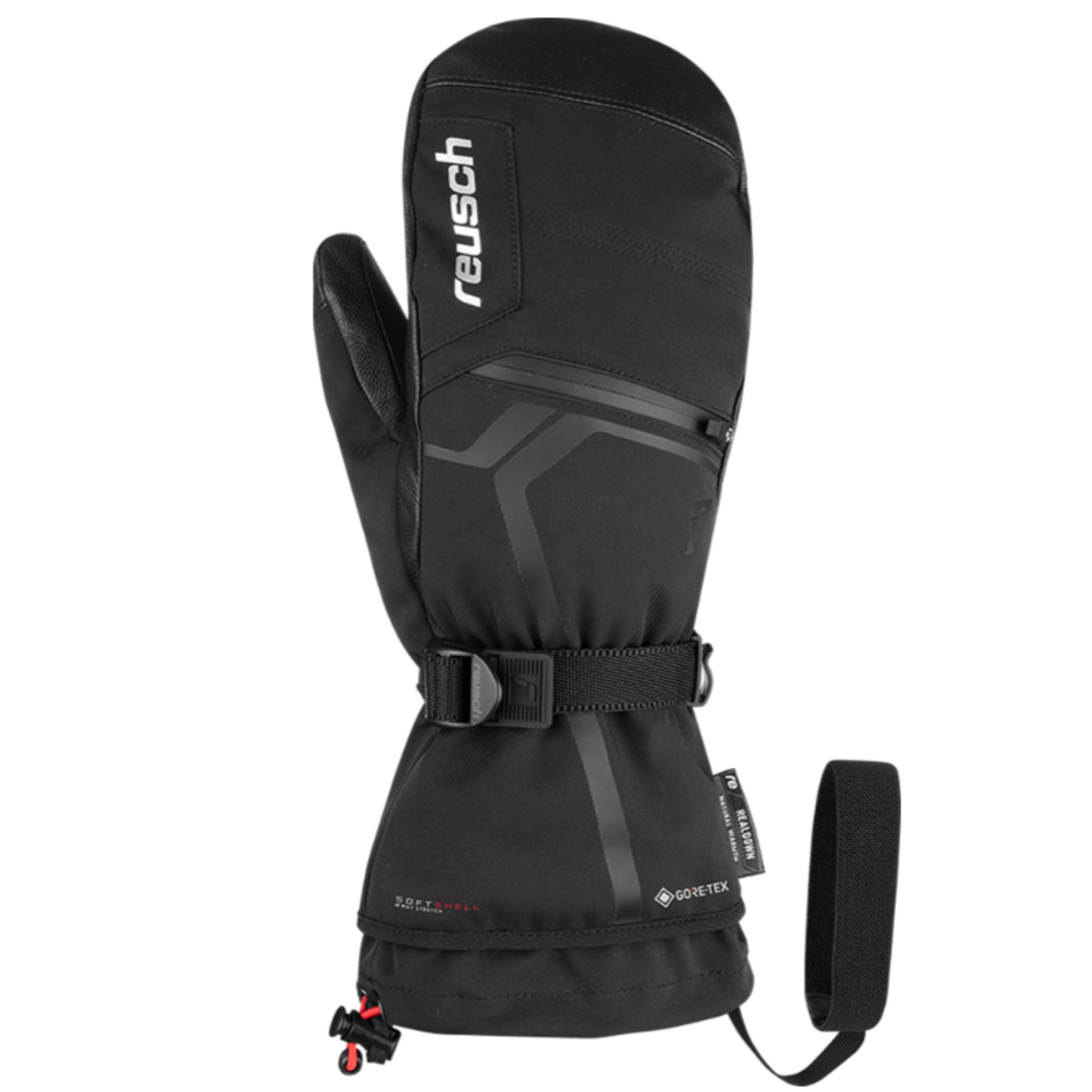 Reusch Down Spirit GORE-TEX Mitten - Black/Silver Mittens Reusch