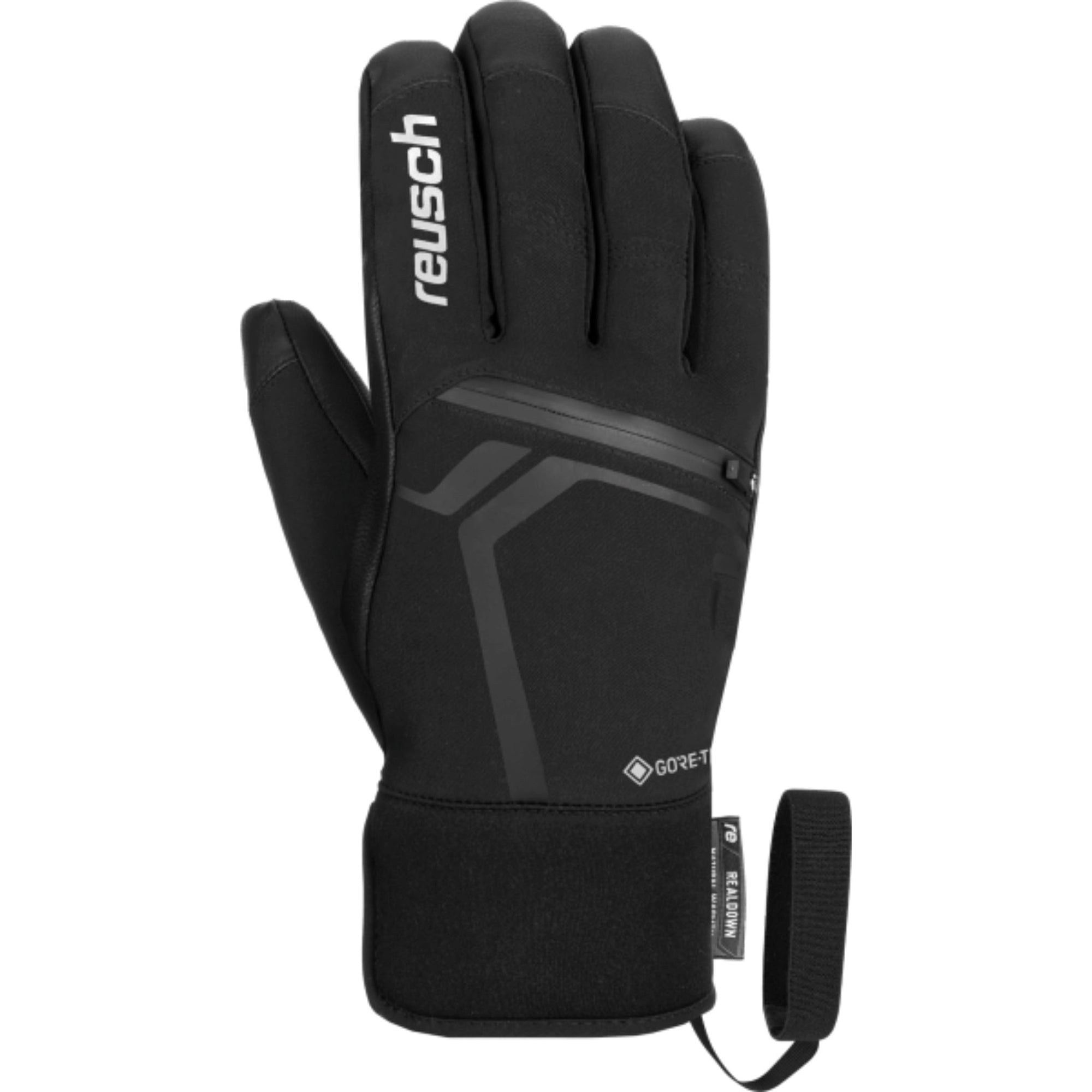 Reusch Down Spirit GORE-TEX Short Cuff Glove - Black/Silver Gloves Reusch S / 7.0 