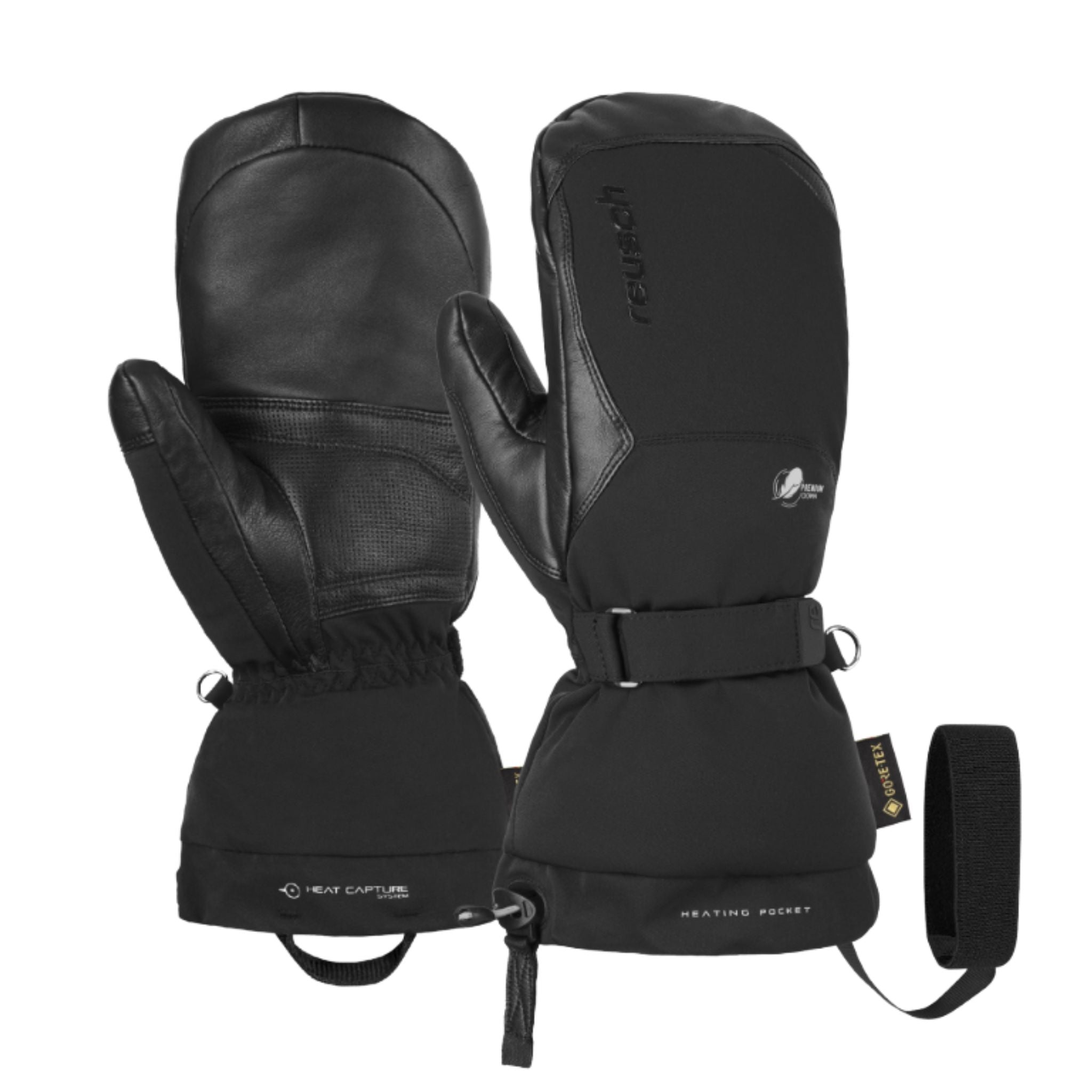 Reusch Volcano Pro GORE-TEX® Mitten - Black Mittens Reusch