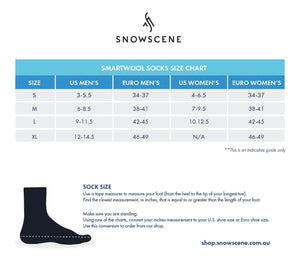 Smartwool Ski Targeted Cushion Socks - Always Explore Print Socks Smartwool 