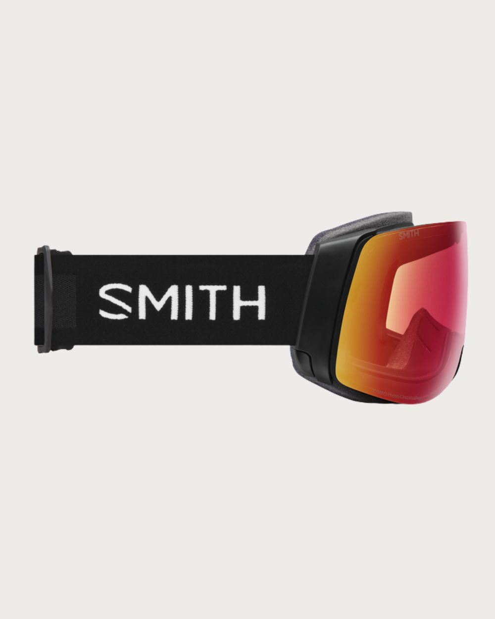 Smith 4D MAG Goggles (Medium Asian Fit) - Black Chromapop Photochromic Red Mirror Goggles Smith