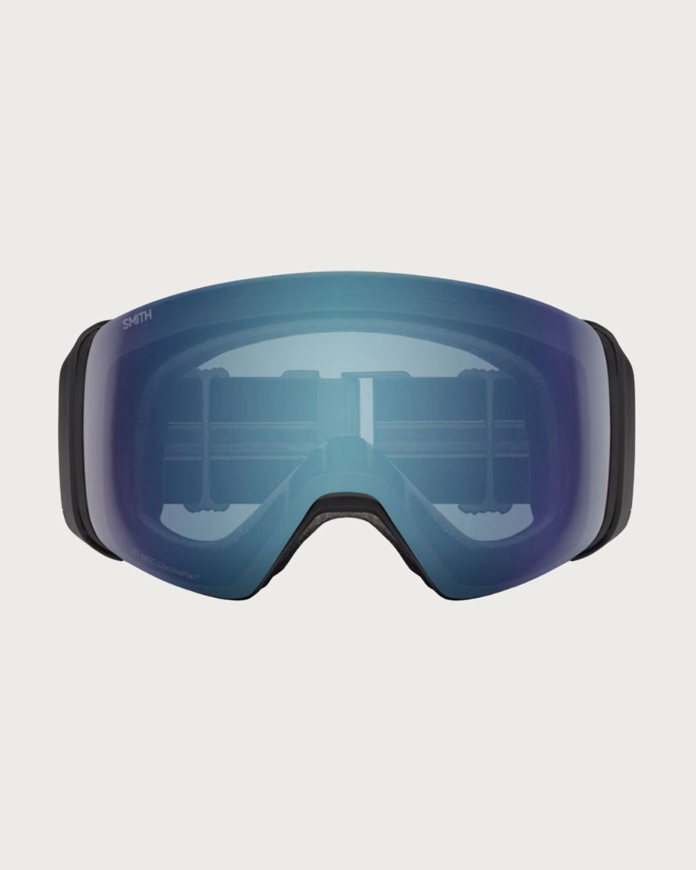 Smith 4D MAG Goggles (Medium Fit) - Black Chromapop Everyday Blue Mirror Goggles Smith