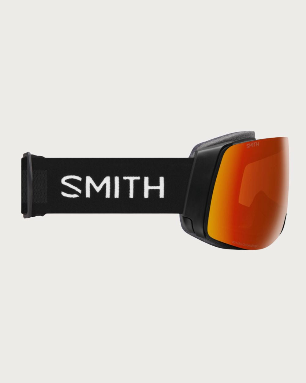 Smith 4D MAG Goggles (Medium Fit) - Black ChromaPop Photochromic Red Mirror Goggles Smith