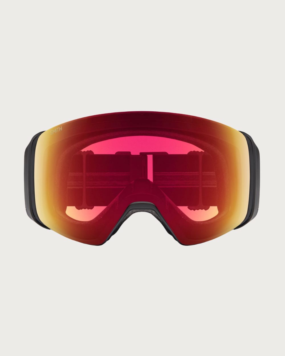 Smith 4D MAG Goggles (Medium Fit) - Black ChromaPop Photochromic Red Mirror Goggles Smith