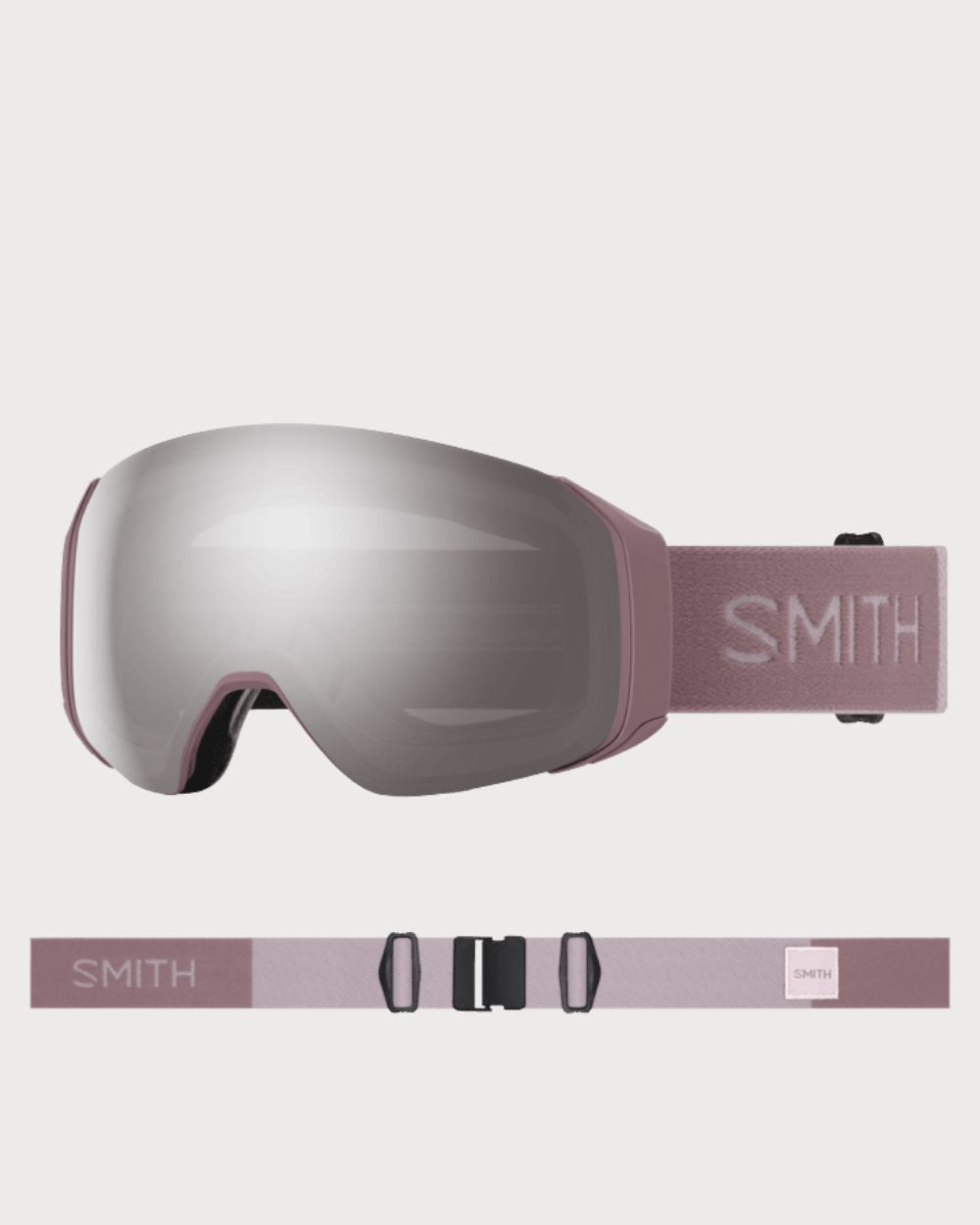 Smith 4D MAG S Goggles (Small Fit) - Dusk Chromapop Sun Platinum Mirror Goggles Smith