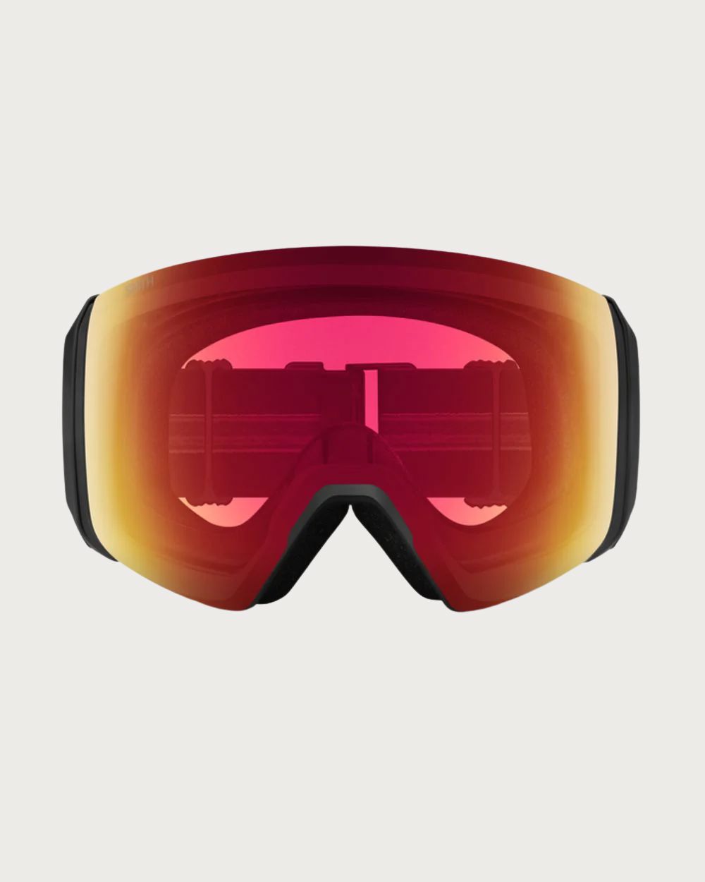 Smith 4D MAG XL Goggles (Large Fit) - Black ChromaPop Photochromic Red Mirror Goggles Smith