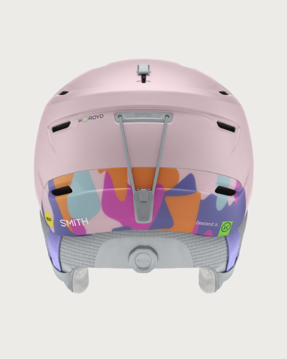 Smith Descend Jr. MIPS Helmet - Matte Carnation Puzzzle Helmets Smith