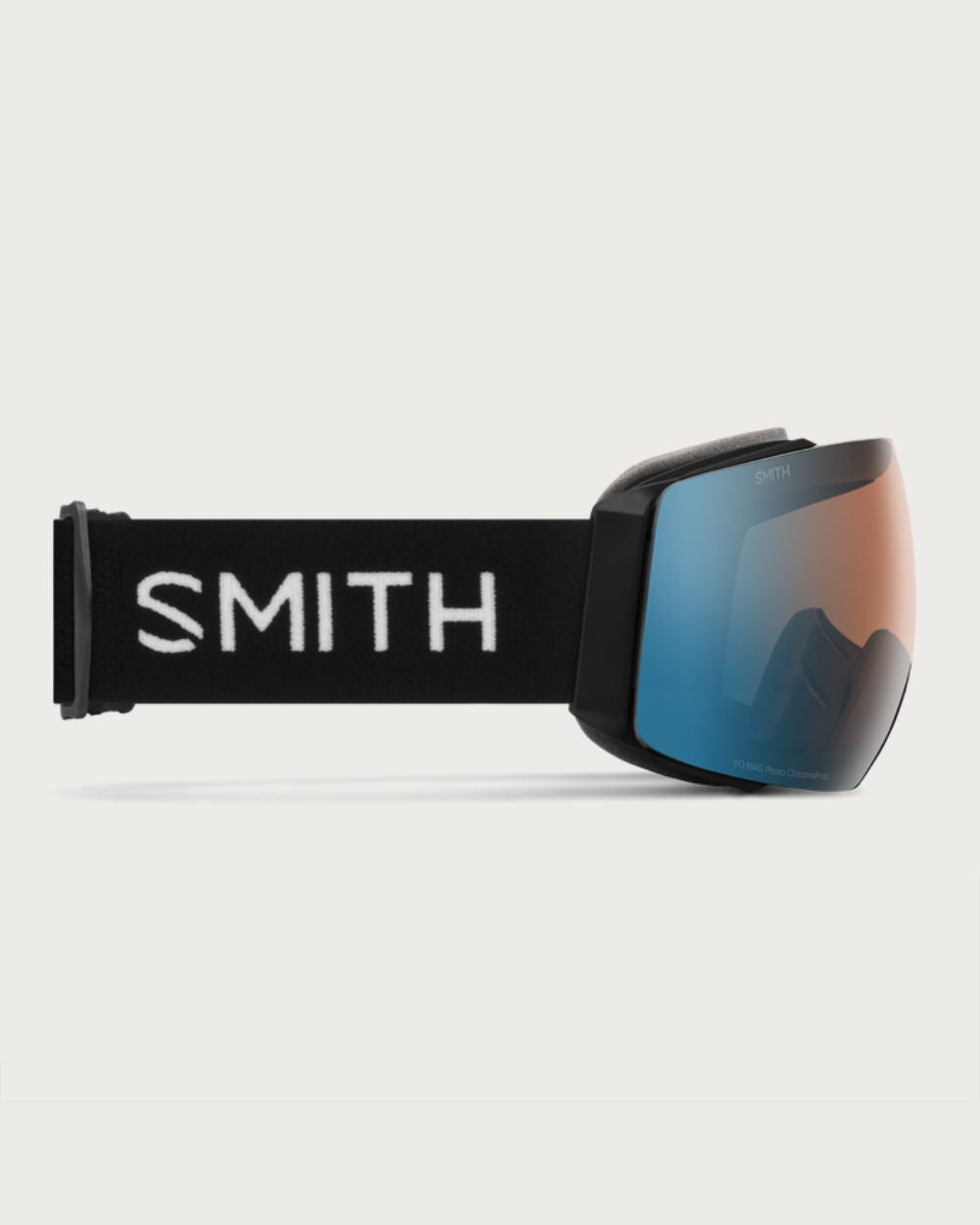 Smith I/O MAG Goggles (Medium Asian Fit) - Black Chromapop Pro Photochromic Blue Mirror Goggles Smith