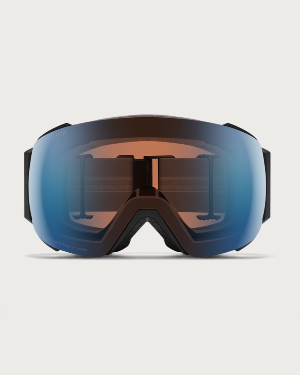 Smith I/O MAG Goggles (Medium Asian Fit) - Black Chromapop Pro Photochromic Blue Mirror Goggles Smith