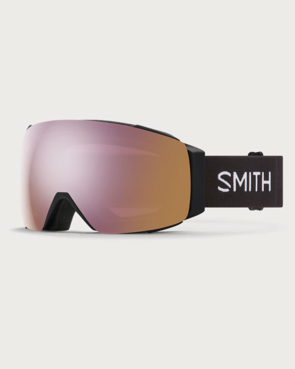 Smith I/O MAG Goggles (Medium Fit) - Black ChromaPop Everyday Rose Gold Mirror Goggles Smith