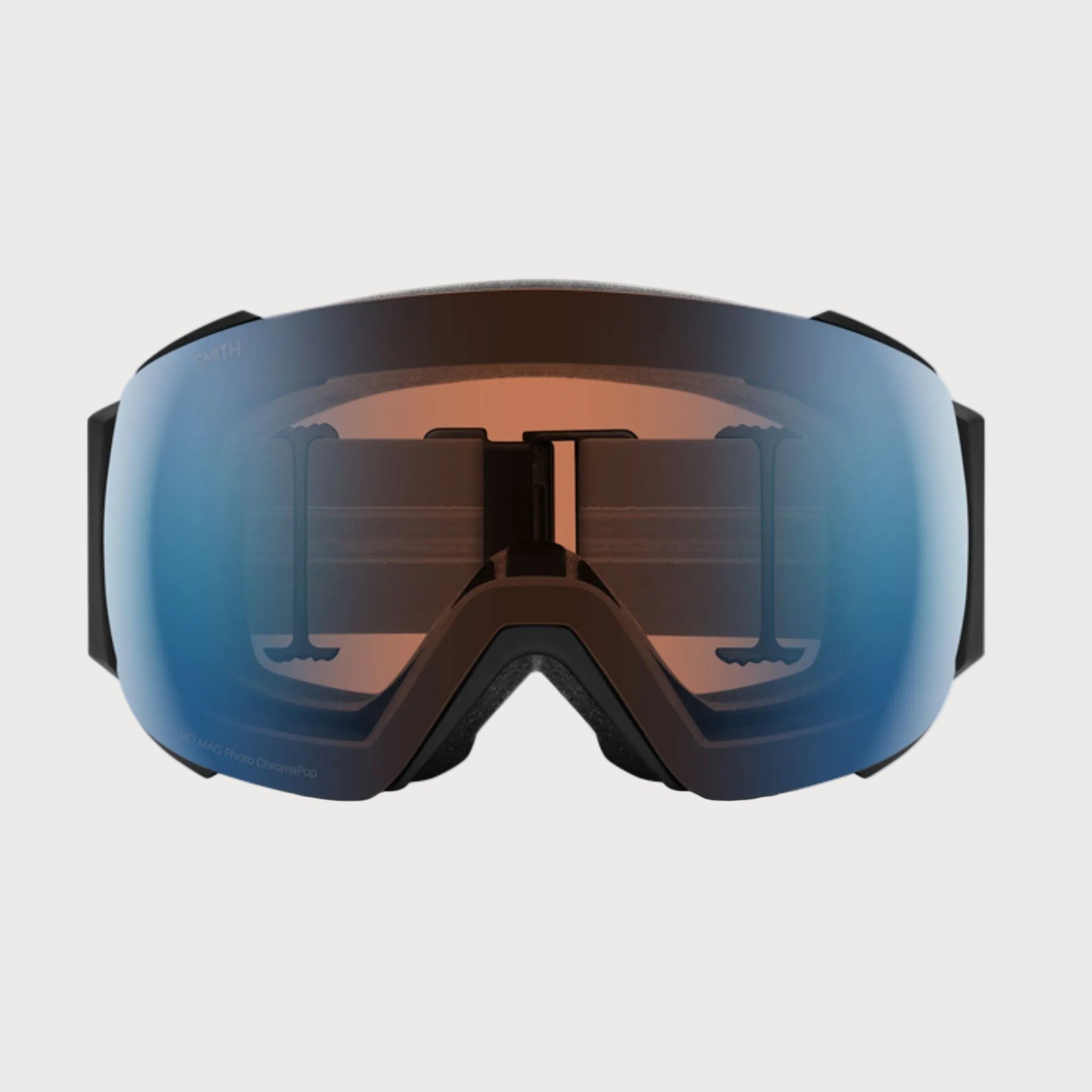 Smith I/O MAG Goggles (Medium Fit) - Black ChromaPop Pro Photochromic Blue Mirror