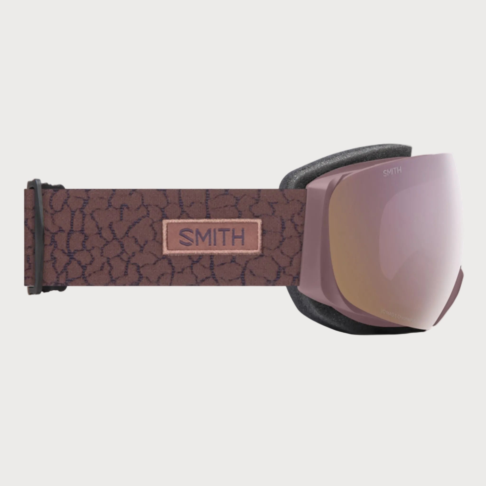 Smith I/O MAG S Goggles (Small Asian Fit) - Dusk Crackle ChromaPop Everyday Rose Gold Mirror Goggles Smith