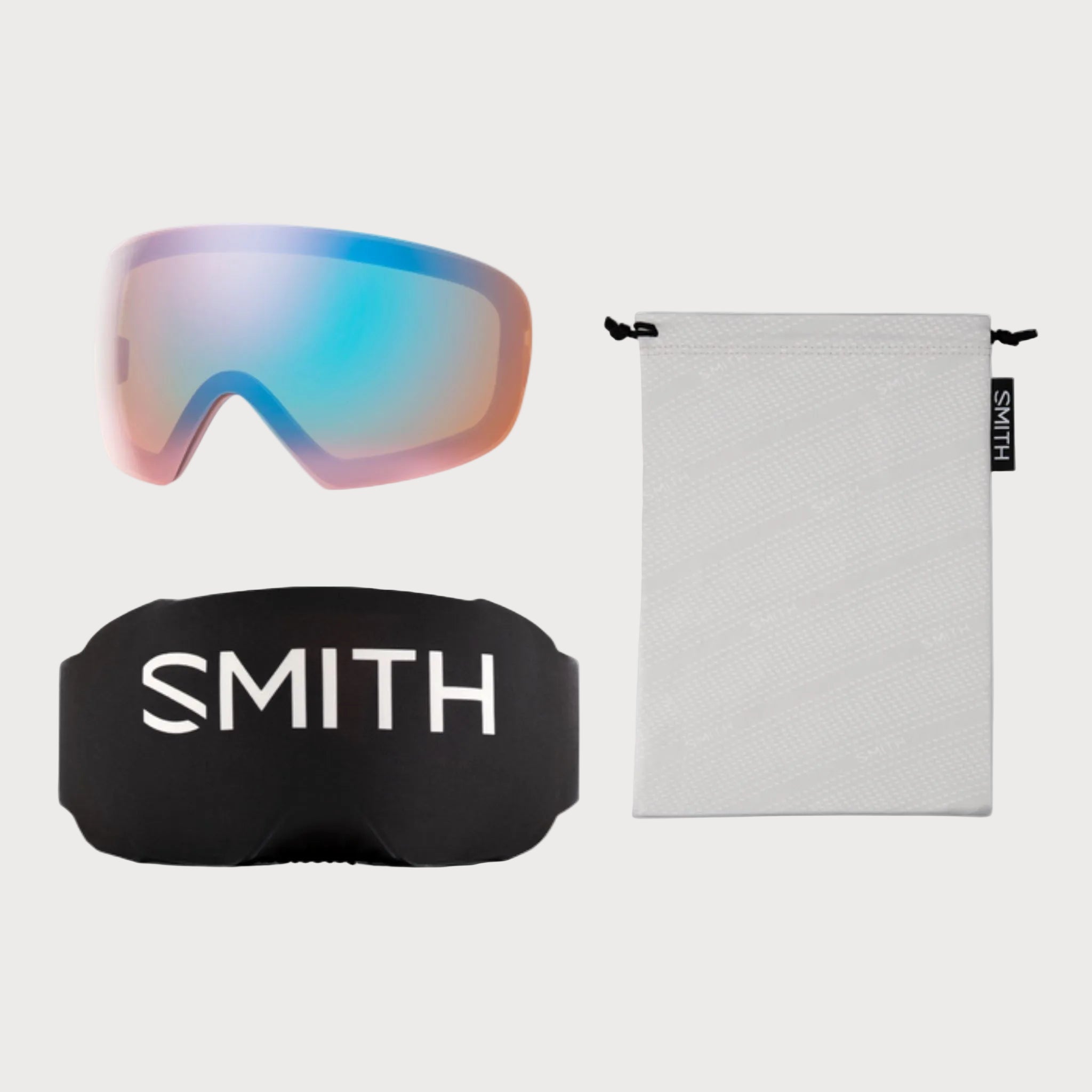 Smith I/O MAG S Goggles (Small Asian Fit) - Dusk Crackle ChromaPop Everyday Rose Gold Mirror Goggles Smith