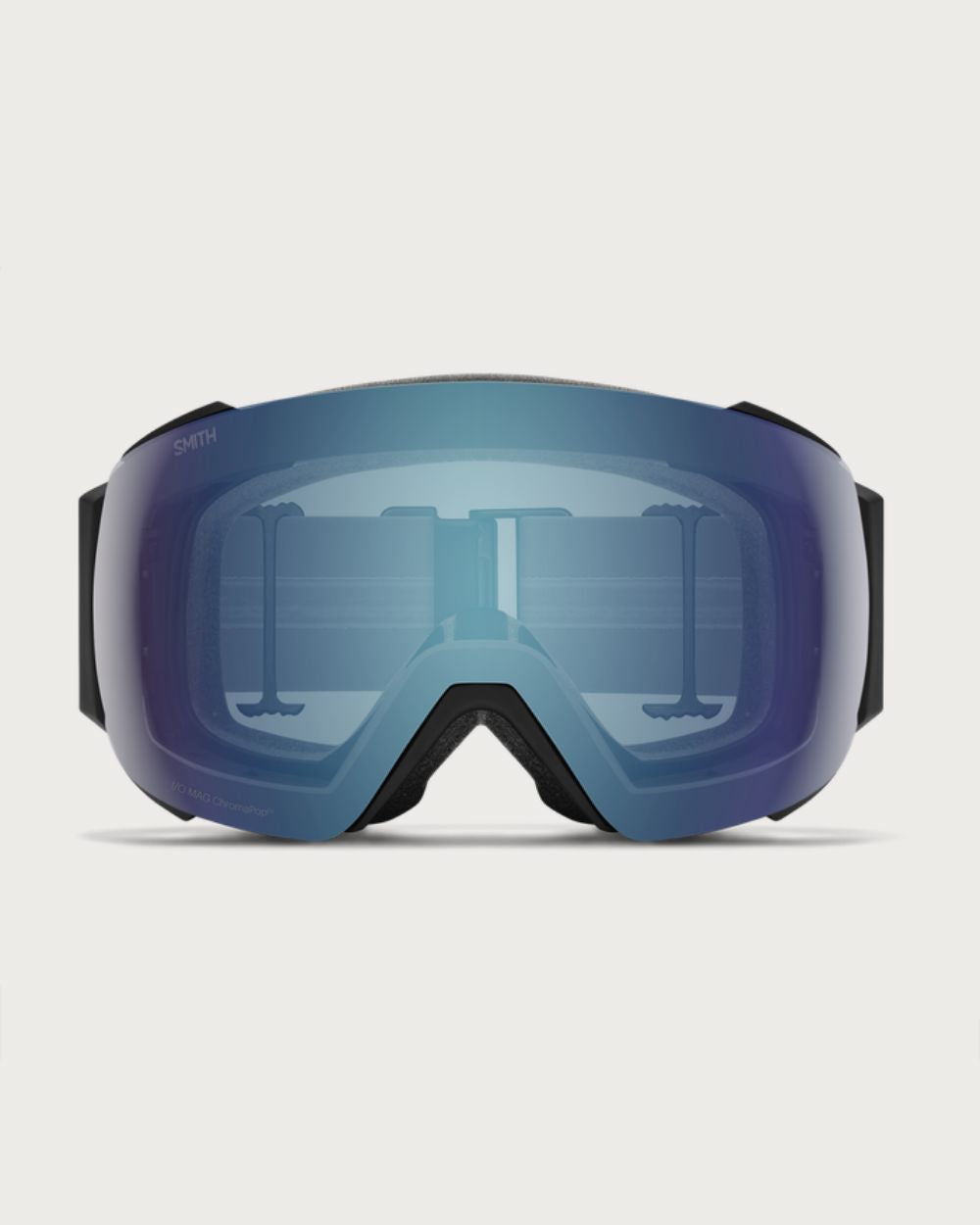 Smith I/O MAG XL Goggles (Large Fit) - Black ChromaPop Every Day Blue Mirror Goggles Smith