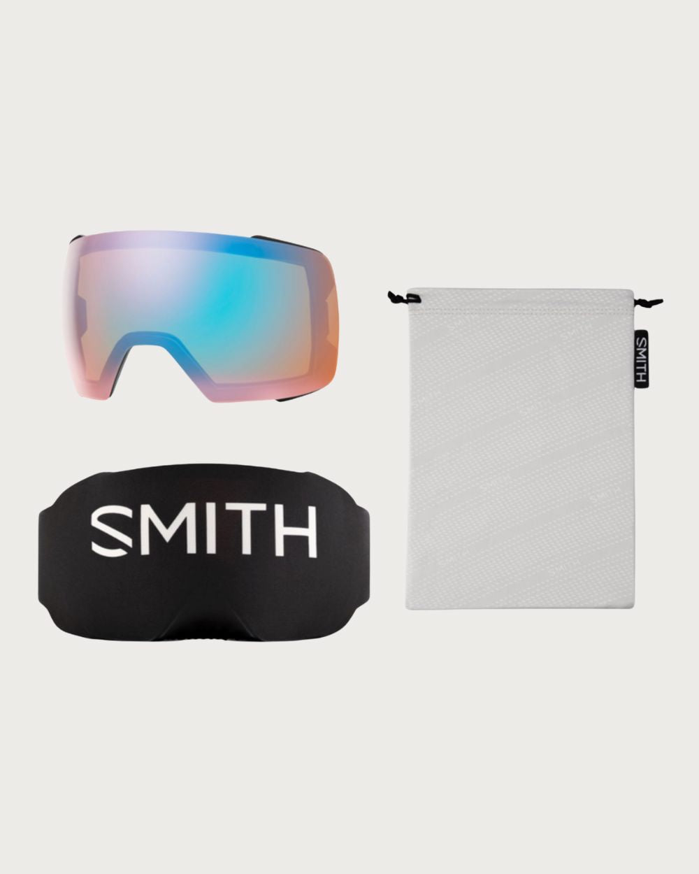 Smith I/O MAG XL Goggles (Large Fit) - Black ChromaPop Pro Photochromic Gold Mirror Goggles Smith