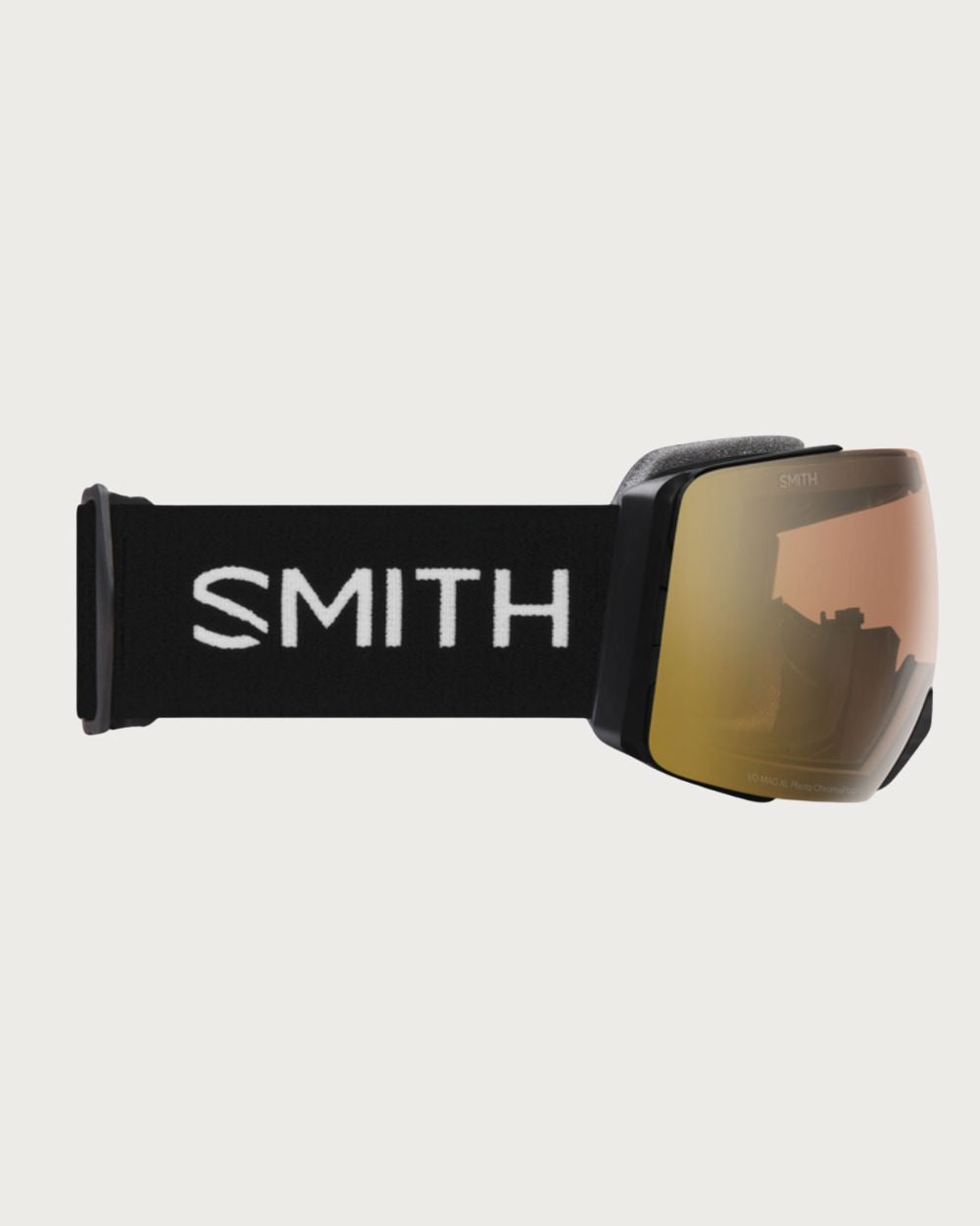 Smith I/O MAG XL Goggles (Large Fit) - Black ChromaPop Pro Photochromic Gold Mirror Goggles Smith