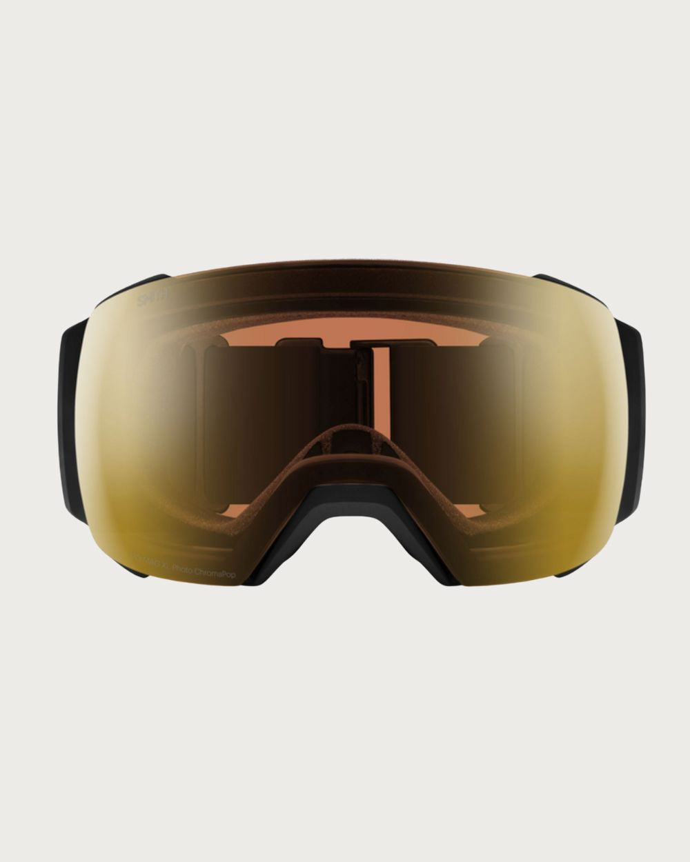 Smith I/O MAG XL Goggles (Large Fit) - Black ChromaPop Pro Photochromic Gold Mirror Goggles Smith