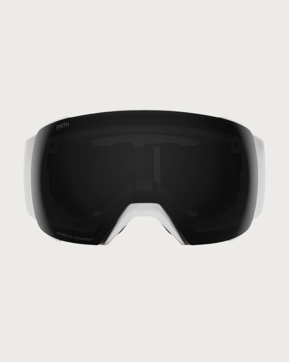 Smith I/O MAG XL Goggles (Large Fit) - White Fade Out Chromapop Sun Black Goggles Smith