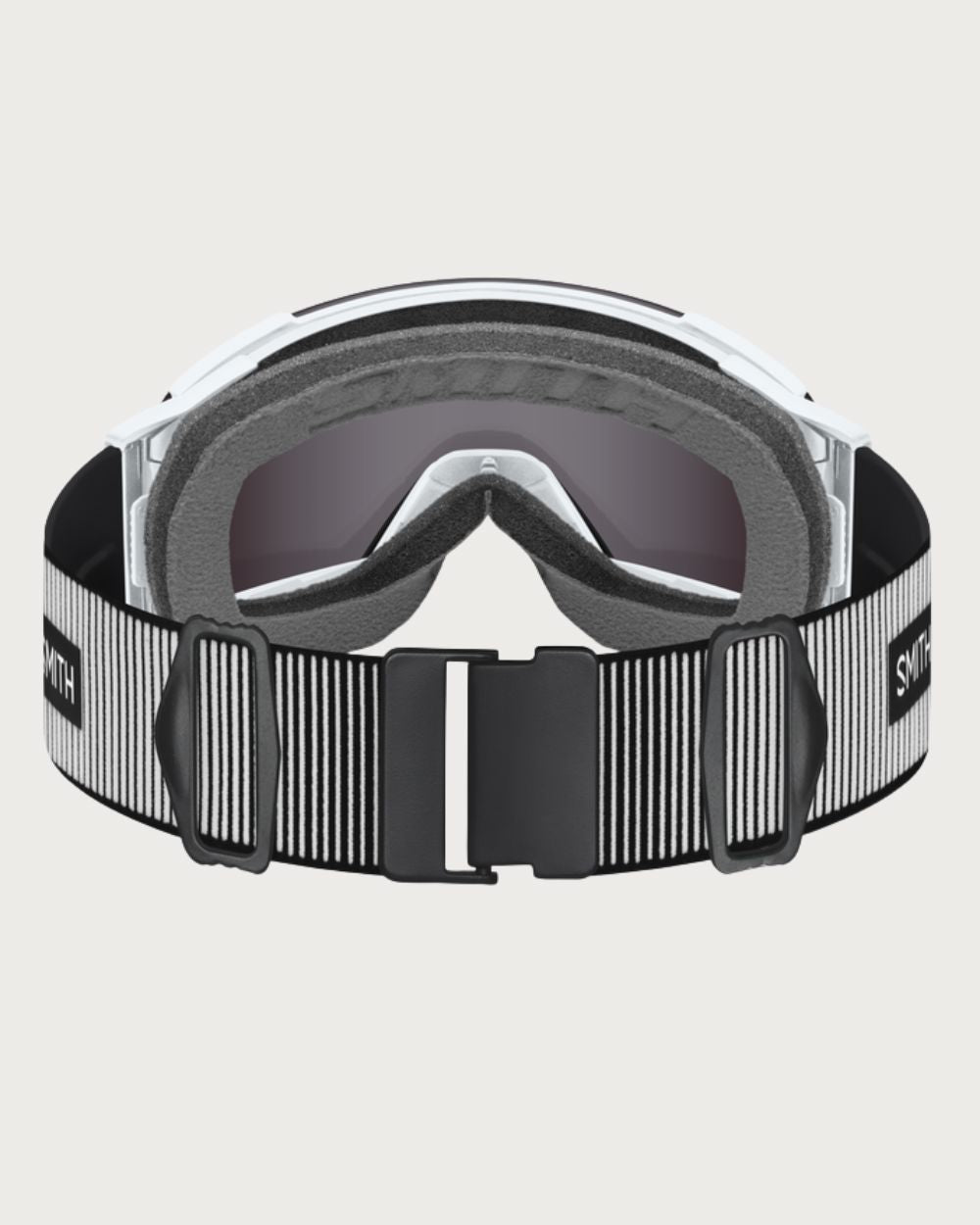 Smith I/O MAG XL Goggles (Large Fit) - White Fade Out Chromapop Sun Black Goggles Smith
