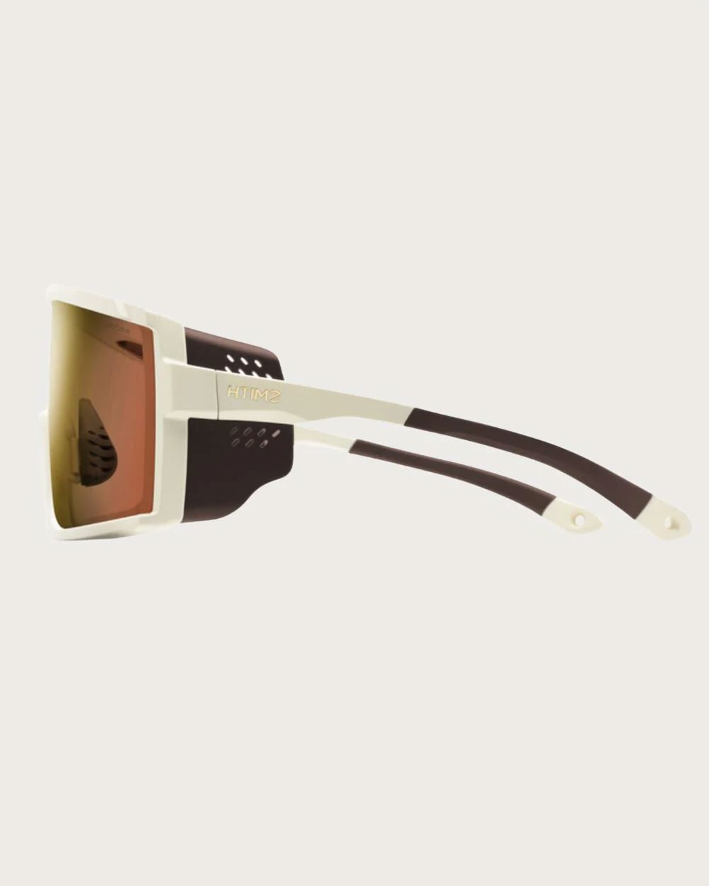 Smith Pursuit ChromaPop Sunglasses - CT Matte Bone w. Glacier Photochromic Copper Grey Mirror lens Sunglasses Smith