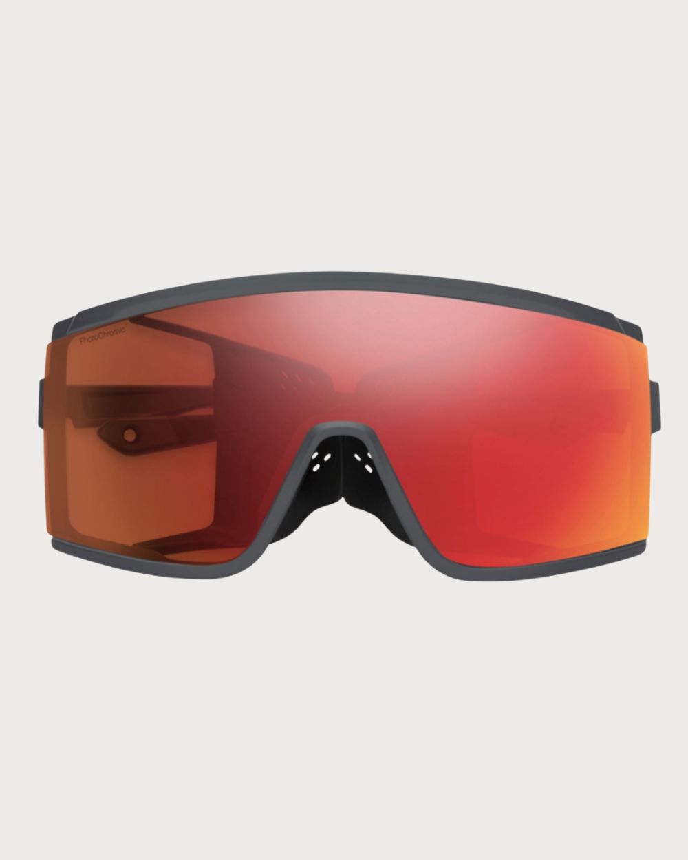 Smith Pursuit ChromaPop Sunglasses - Matt Slate w. Glacier Photochromic Copper to Gray Mirror lens Sunglasses Smith