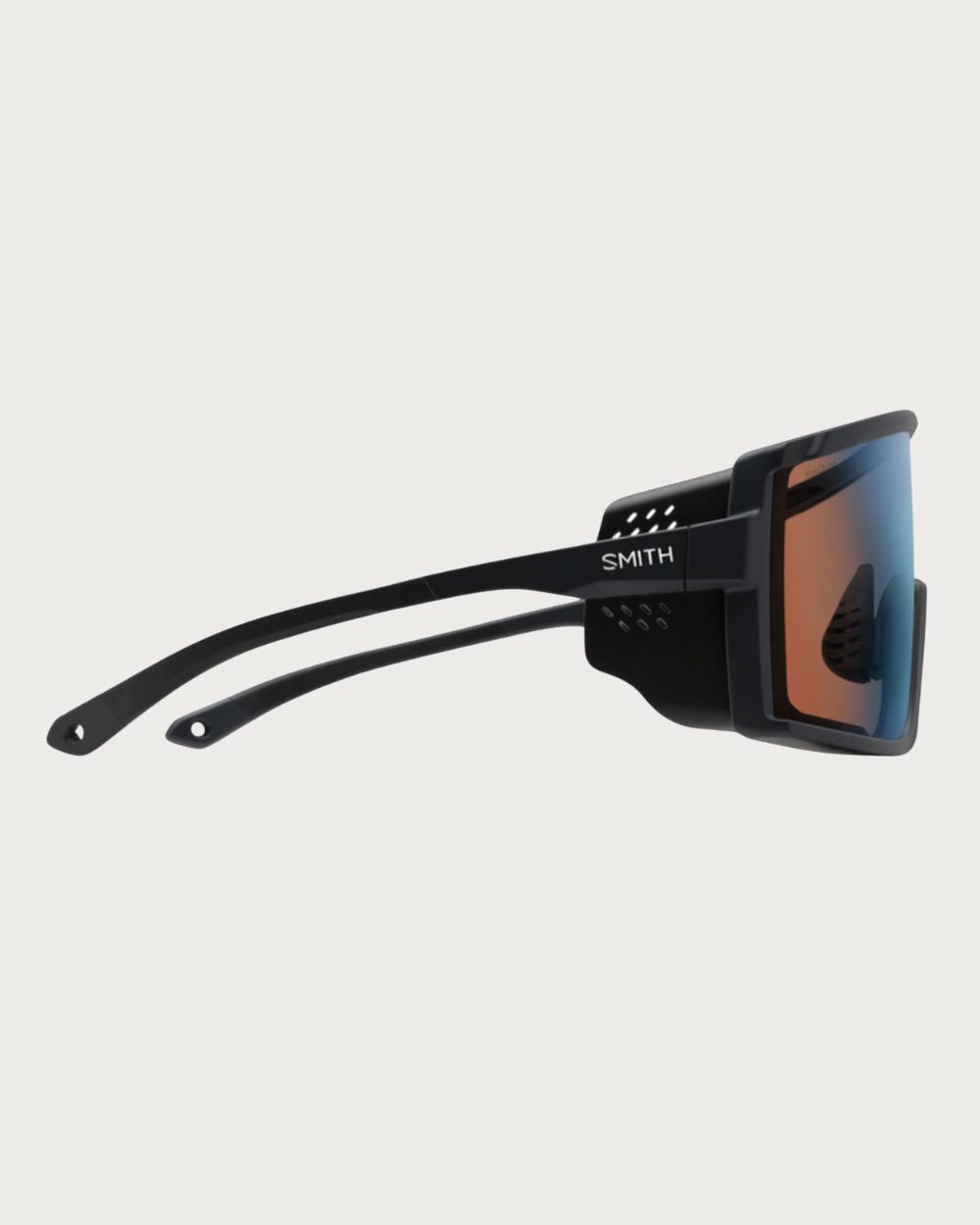 Smith Pursuit ChromaPop Sunglasses - Matte Black w. Glacier Photochromic Copper Blue Mirror Lens Sunglasses Smith
