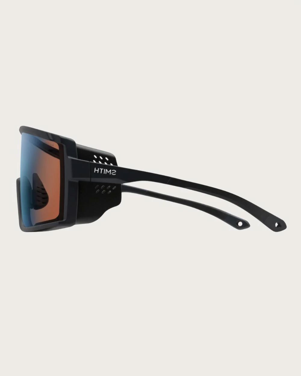 Smith Pursuit ChromaPop Sunglasses - Matte Black w. Glacier Photochromic Copper Blue Mirror Lens Sunglasses Smith