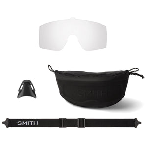 Smith Pursuit ChromaPop Sunglasses - Matte Black w. Glacier Photochromic Copper Blue Mirror Lens Sunglasses Smith 
