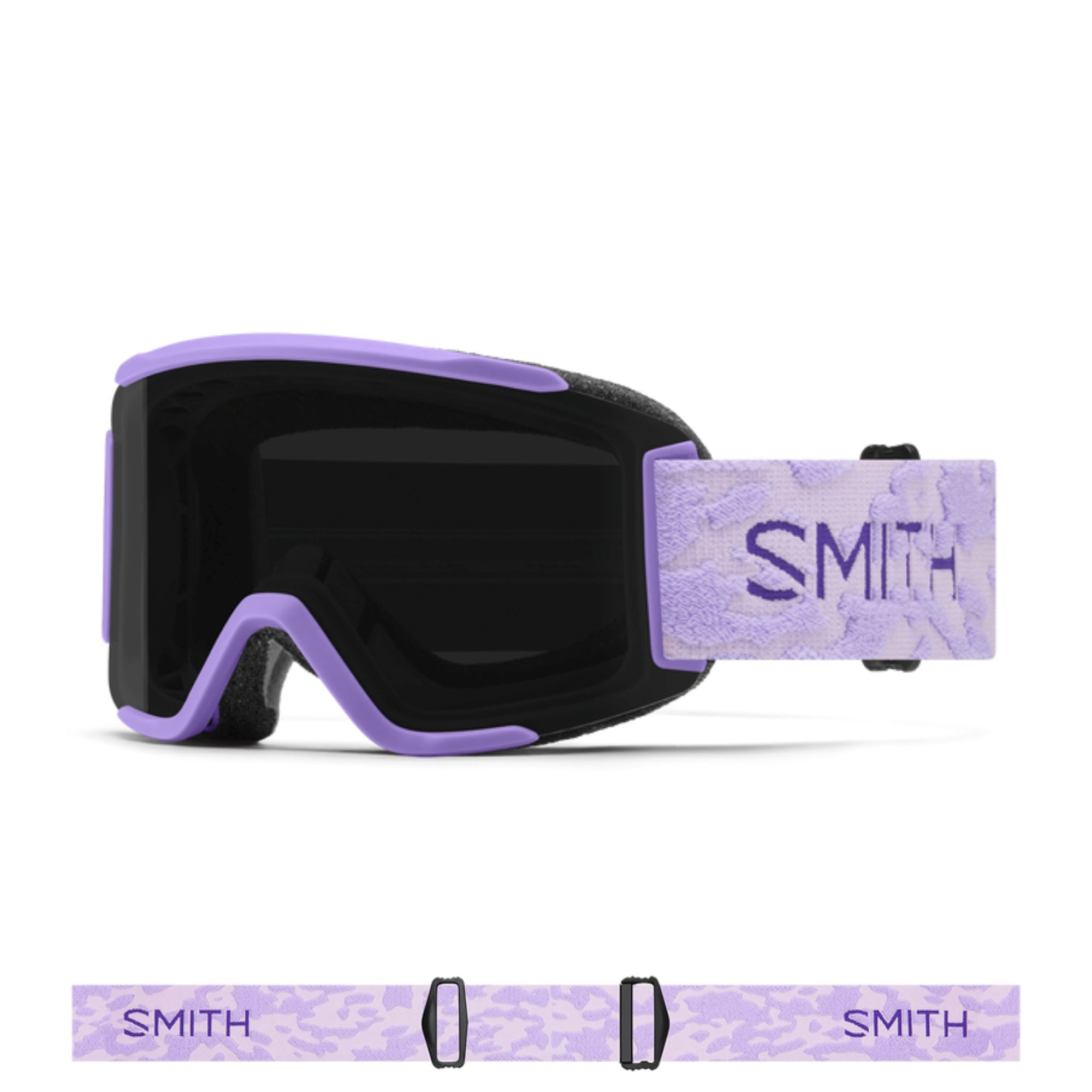 Smith Squad Goggles (Small Fit) - Peri Dust Peel ChromaPop Sun Black Mirror Goggles Smith 
