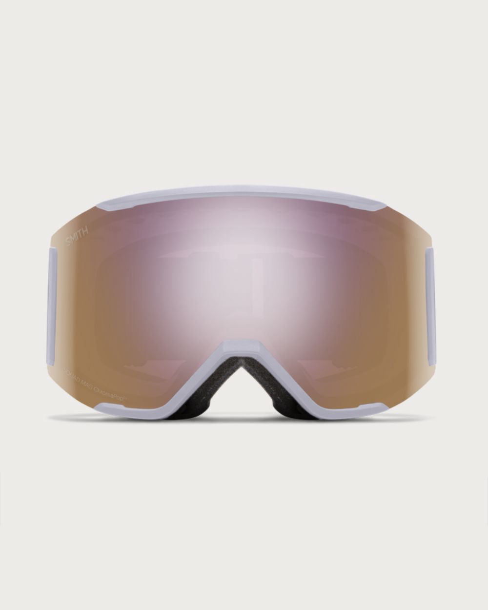 Smith Squad MAG Goggles (Medium Fit) - Lunar Fog Chromapop Everyday Rose Gold Mirror Goggles Smith