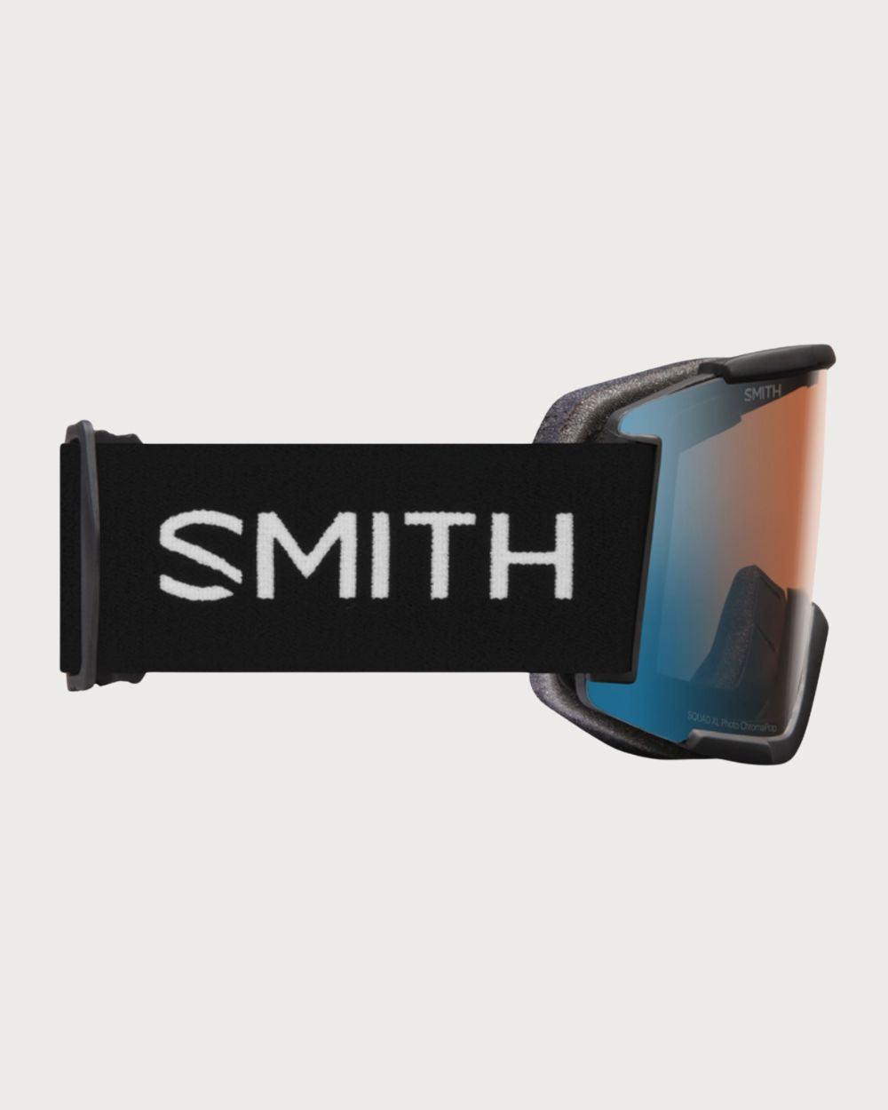 Smith Squad S Goggles (Small Fit) - Black ChromaPop Pro Photochromic Blue Mirror Goggles Smith