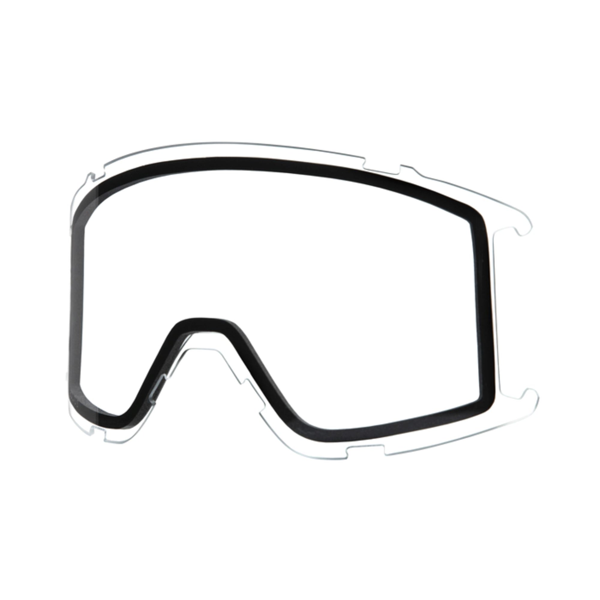Smith Squad S Goggles (Small Fit) - White Vapor ChromaPop Sun Platinum Mirror Goggles Smith 