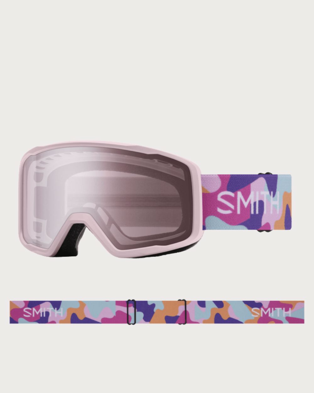 Smith Tribute Goggle - Carnation Puzzle Ignitor Mirror Goggles Smith
